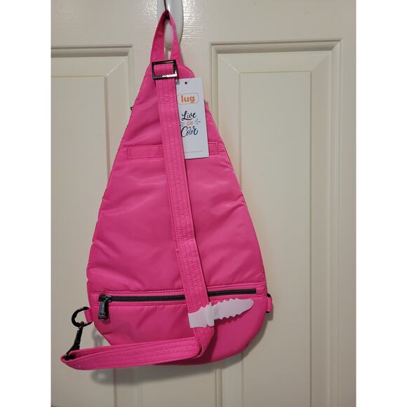 NWT- Lug Windsail Sling Bag in Magenta Pink - w/ SHIPPING DISCOUNT - Picture 3 of 7